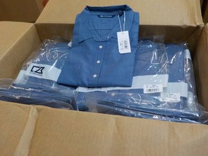 Case of Cutter and Buck Mens Shirts- size XL and Larger- new overstock