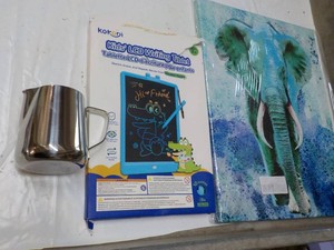 Elephant Canvas, LCD Writing Tablet and Measuring Cup