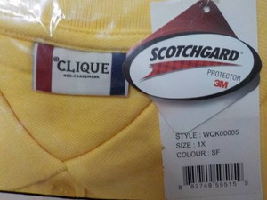 12 Clique Size 1X Mens Tops