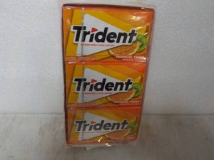 12 pack Trident 14 sticks each Tropical Twist Sugar Free Gum