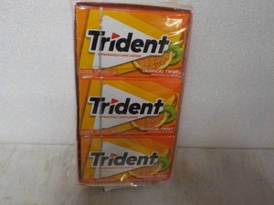 12 pack Trident 14 sticks each Tropical Twist Sugar Free Gum