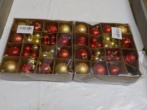2 box Holiday Ornaments