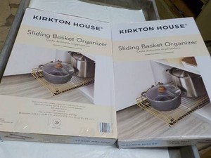 Kirkton House set of 2 Sliding Basket Organizer
