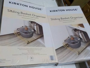 Kirkton House set of 2 Sliding Basket Organizer