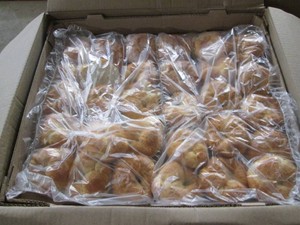 Case of 150 Croissants, have been kept frozen