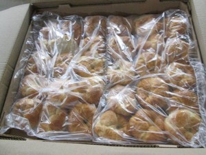 Case of 150 Croissants, have been kept frozen