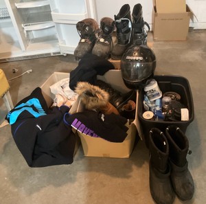BootClothing & Household Lot