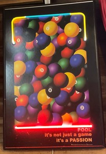 Lighted Pool Sign
