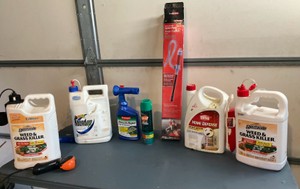 Lot of Grass, Weed, and Insect Killer