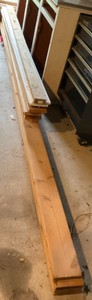 Lot of deck boards and misc wood.