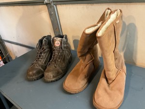 2 Pairs of Size 13 Boots