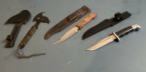 Lot of Hunting Knifes