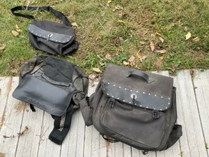 Lot of 3 Motorcyle Bags