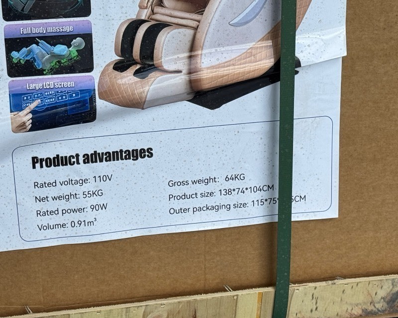 FUTURE Massage Chair with LCD Screen (FT-S13)