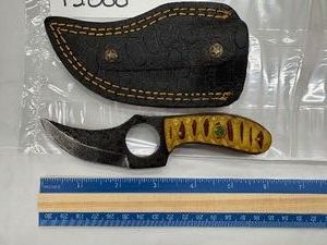 (MHSCUTLERY) FINGER-RING KNIFE