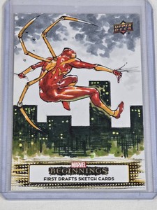 Marvel Beginnings First Drafts Sketch Card 2021 Upper Deck 11 Original Art - Marvel Character Collectible Card