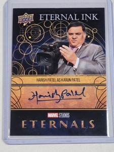 Upper Deck Marvel Studios Eternals Harish Patel Autograph Card
