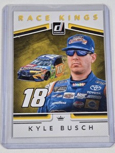 Kyle Busch 2018 Donruss Race Kings #14 - Joe Gibbs Racing NASCAR Card