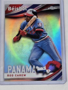 Rod Carew 2021 Topps Chrome Beisbol #B-5 - Minnesota Twins Baseball Card