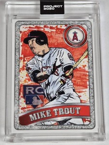 Mike Trout 2011 Topps Update Project 2020 #US175 - Los Angeles Angels Baseball Card