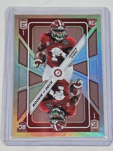 Jahmyr Gibbs Rookie 2023 Panini Elite Rookie on Deck #RD-10 - Alabama Crimson Tide Football Card