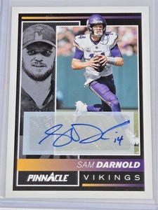 Sam Darnold 2024 Panini Encore Auto #128 - Minnesota Vikings Football Card