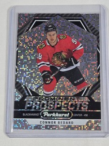 Connor Bedard Rookie 2023-24 Parkhurst Prominent Prospects Holo #PP-CB - Chicago Blackhawks Hockey Card