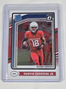 Marvin Harrison Jr. Rookie 2024 Panini Donruss Optic Rated Rookie #276 - Arizona Cardinals Football Card