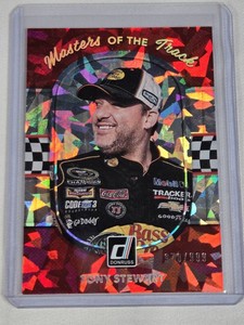 Tony Stewart 2018 Donruss Masters of the Track Holo #MT3 Numbered 970999 - Stewart-Haas Racing NASCAR Card