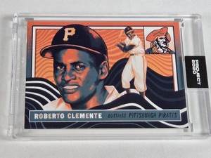 Roberto Clemente 1955 Topps Baseball Reimagined by Matt Taylor #164 for Topps Project 2020 - Pittsburgh Pirates Baseball Card