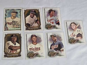 Lot of 7 Minnesota Twins  Allen & Ginter Baseball Cards Featuring Tony Oliva, Harmon Killebrew, Rod Carew, and More