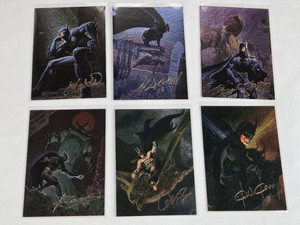 Lot of 6 Batman Master Series Trading Cards by FleerSkyBox 1995 - All 6 of 6
