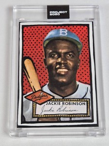 Jackie Robinson 1952 Topps reimagined for Topps Project 2020 - Brooklyn Dodgers Baseball Card