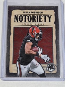 Bijan Robinson 2024 Panini Mosaic Notoriety #11 - Atlanta Falcons Football Card
