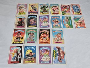 Lot of 20 Vintage and Played with Garbage Pail Kids Trading Cards