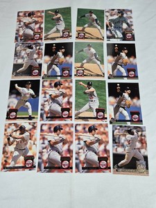 Lot of 16 Donruss 1994 Minnesota Twins Baseball Cards Including Kirby Puckett, Kent Hrbek