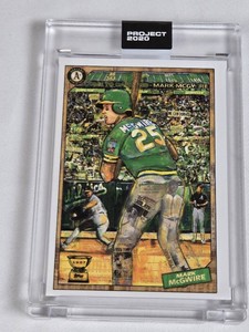 Mark McGwire 1987 Topps Project 2020 #366 - Oakland Athletics Baseball Card