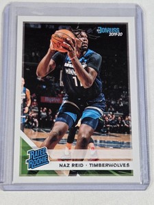 Naz Reid Rookie 2019-20 Donruss Rated Rookie #198 - Minnesota Timberwolves Basketball Card