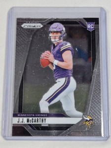 J.J. McCarthy Rookie 2024 Panini Prizm #400 - Minnesota Vikings Football Card