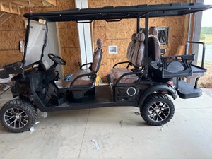 6 Passenger Off-Road Cart BLACK