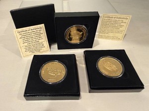 Three Brickyard 400 Indianapolis Motor Speedway Commemorative Coins