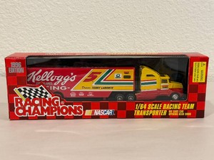 Racing Champions 164 Scale Kellogs Racing Team Transporter Die-Cast Model In Original Box