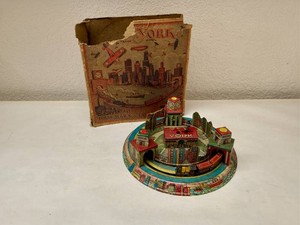 Antique Louis Marx & Co. New York Express Tin Wind-Up Toy Circa 1928