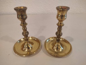 Pair of Brass Candlesticks