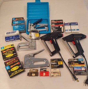 Large Assortment of Staple GunsStaples