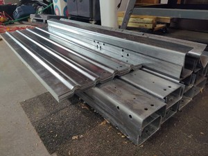 Assortment of Steel PanelsChannelsCornersEtc