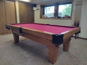 Olhausen Billiard/Ping Pong Table + Accessories