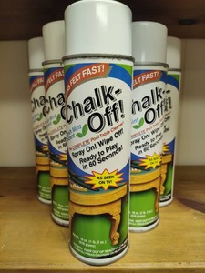Six Spray Cans of Chalk Off