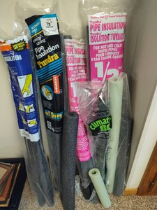 Assortment of Pipe Insulation