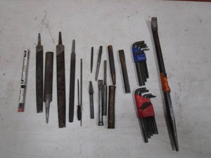 Files, Punches, Pry Bar, Allen Wrenches